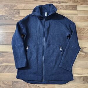 Stio Women's Sweetwater Fleece Jacket Size XS Heathered Navy Outdoor Hiking